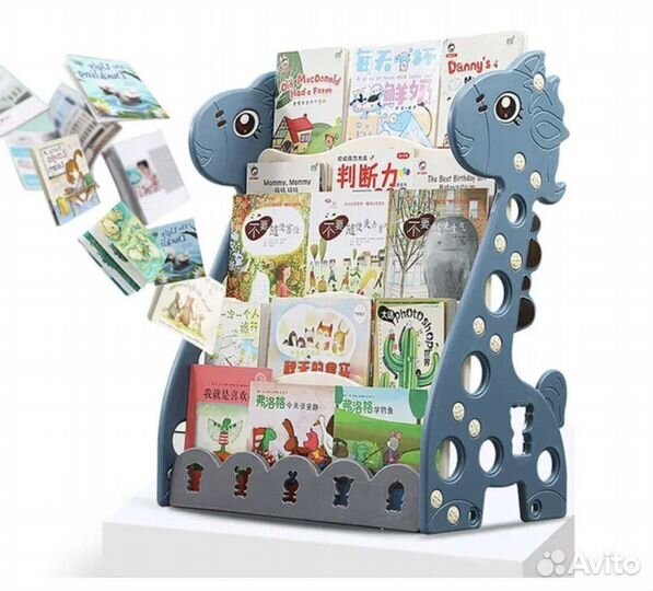 Стеллаж детский для книг в форме жирафа