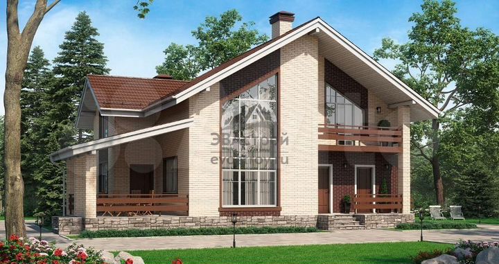 Дом 154 м² на участке 15 сот.