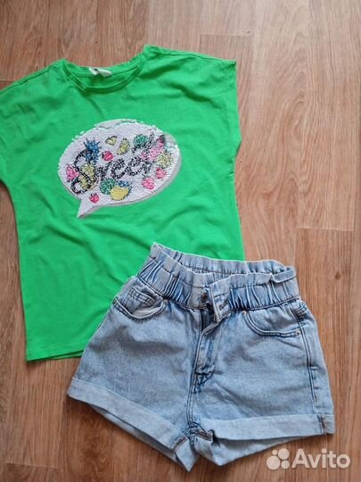 Комплект летний для девочки р-р146-152см