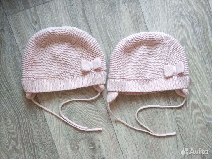 Шапки для девочек H&M p86/92