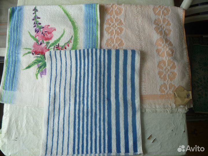 Полотенца вафельные, махровые СССР и современные