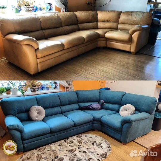 Перетяжка мягкой мебели