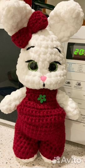 Вязаный зайка