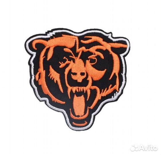 Нашивка на одежду медведь термонашивки