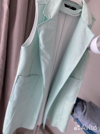 Жакет жилет замша