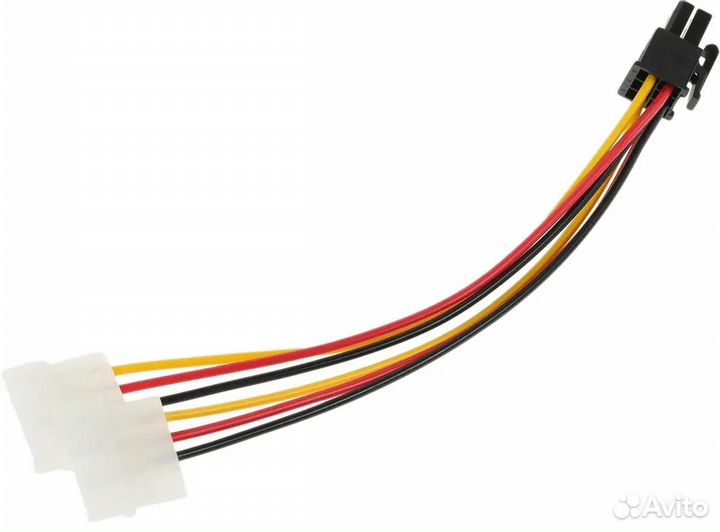 Кабель питания Molex 8980 - PCI-E 6pin, 0.15м