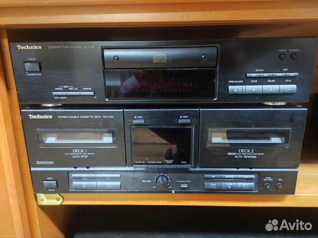 CD дека кассетная дека technics
