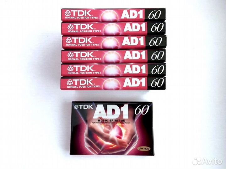Аудиокассеты кассеты TDK AD 1 60 - 1996 г