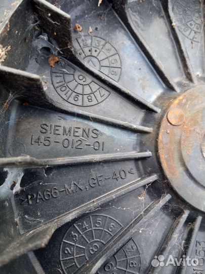 BMW E38 крыльчатка вентилятора