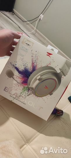 Игровые наушники zet gaming blackout