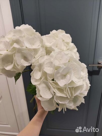 Гортензия белая Букет искусственные цветы