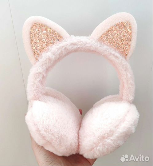 Меховые наушники Несколько цветов