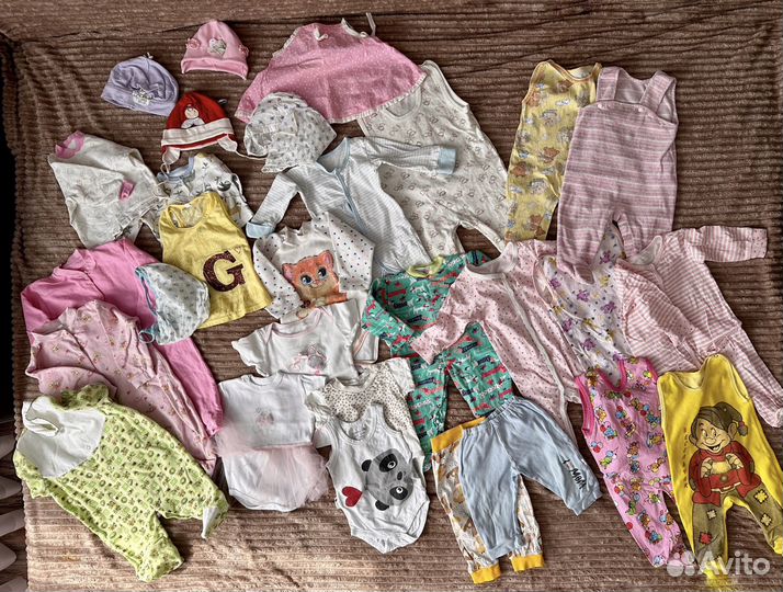 Детская одежда для девочки пакетом 68 74 р