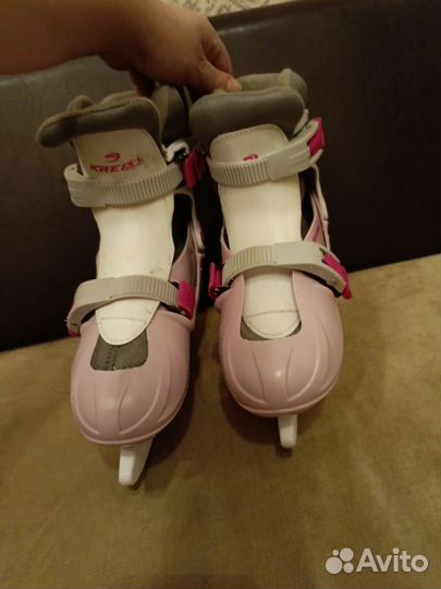 Коньки детские раздвижные 32- 35