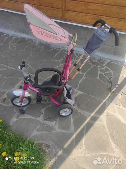 Детский трехколесный велосипед бу