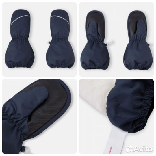 Новые р.1-8 зима краги Reima,Lassie/tec варежки