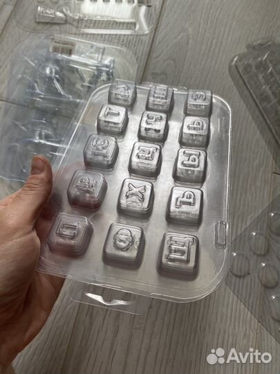 Пластиковые молды для шоколада