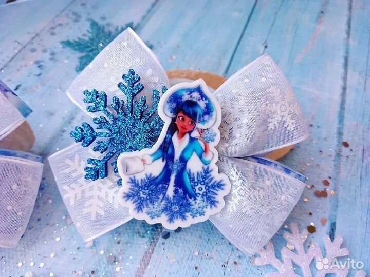 Бантики ручной работы. Резиночки для волос