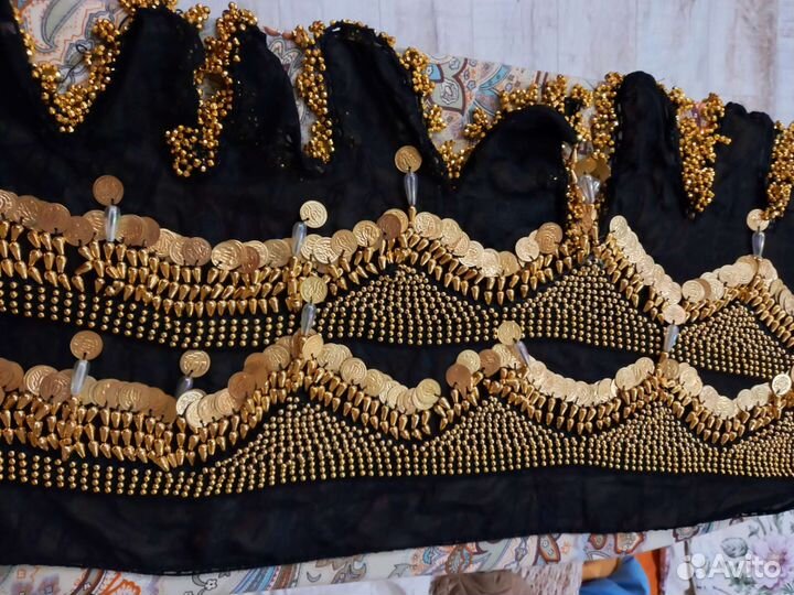 Монеты с монисто для восточных танцев