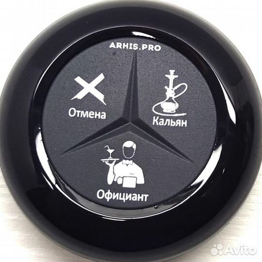 Для ресторанов - кнопка вызова персонала и часы