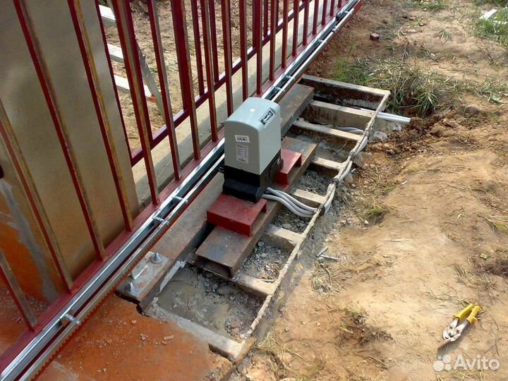 Откатные (сдвижные) ворота Установка Ремонт