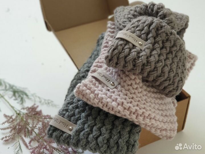 Повязка на голову вязаная