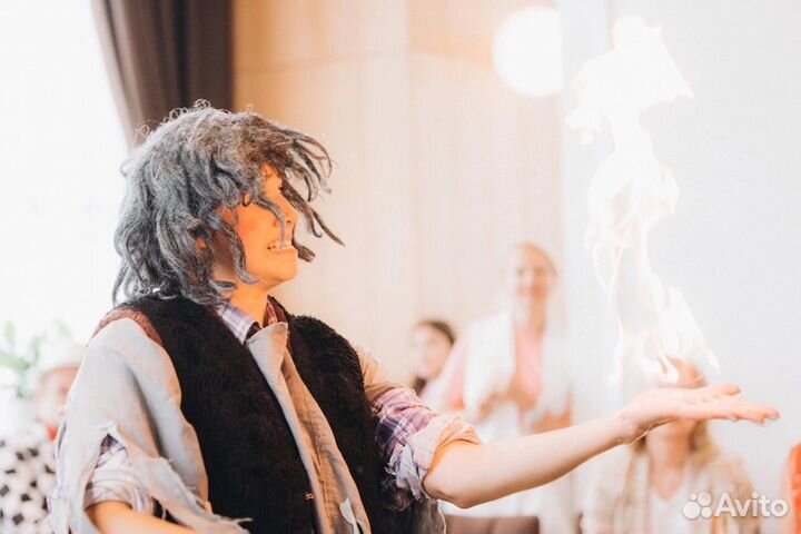 Шоу мыльных пузырей