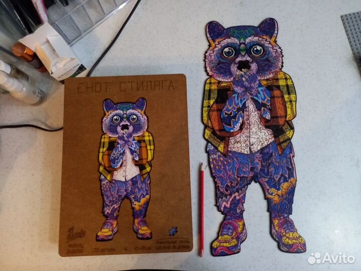 Деревянные пазлы в ассортименте