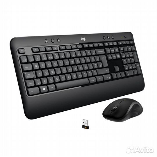 Клавиатура и мышь беспроводные Logi k540