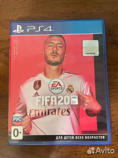 Диск с игрой FIFA 20 для Playstation 4