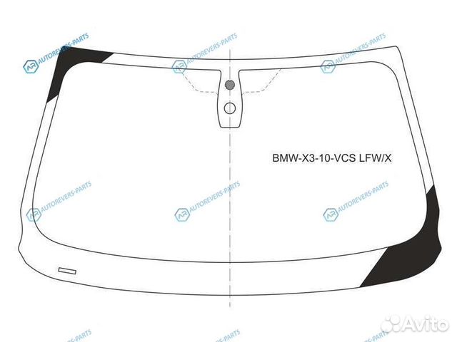 BMW-X3-10-VCS lfwx Стекло лобовое + дд BMW X3 F25