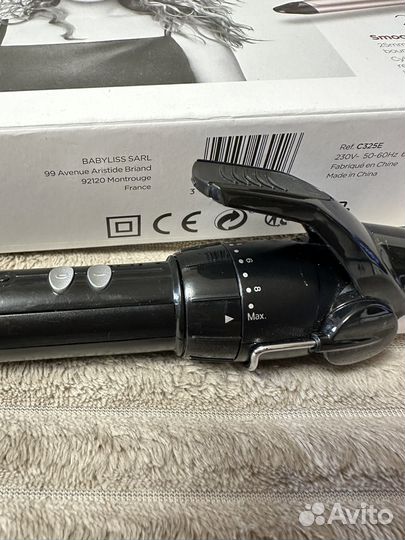 Плойка BaByliss C325E, black/pink