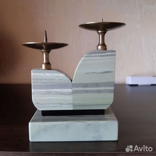 Подсвечник на 2 свечи 10см