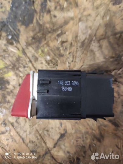 Кнопка аварийной сигнализации джетта 5 гольф5