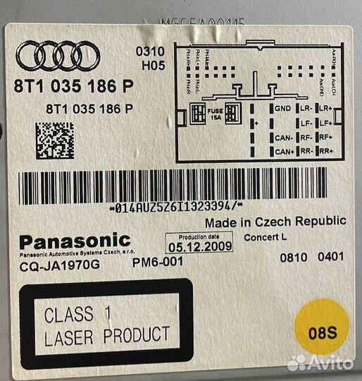 Магнитола Audi A4 (B8) IV (2007–2012)
