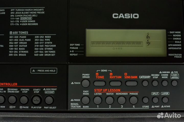 Синтезатор Casio + Аксессуары