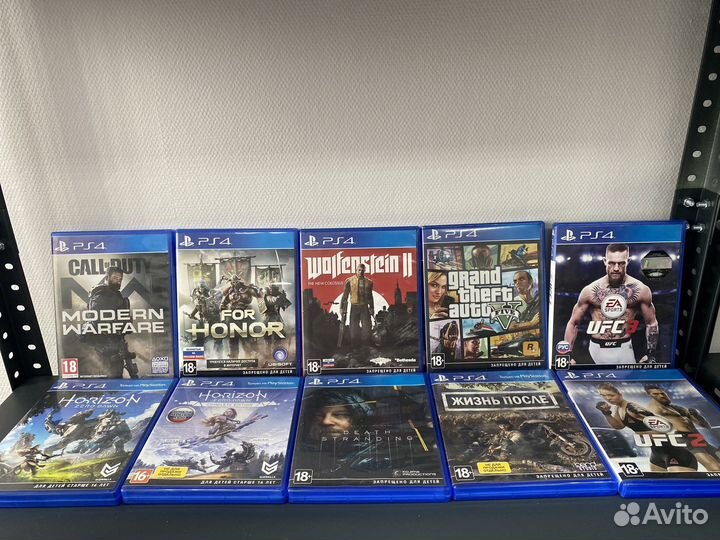 Игры PS4. Gta5, God Of War, Hogwarts, UFC и т.д