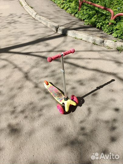 Самокат детский трехколесный бу