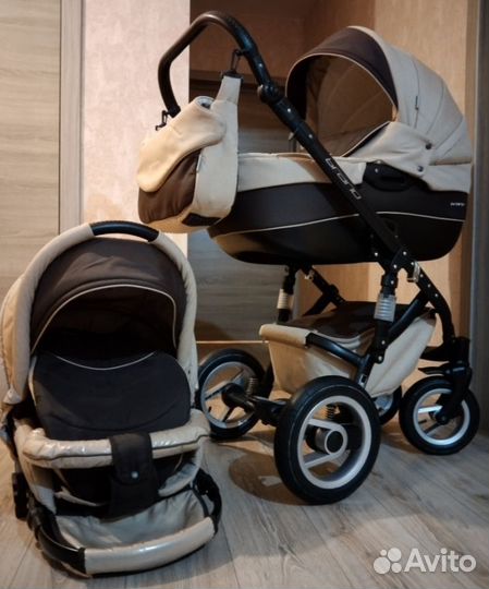 Детская коляска Riko Brano 2 в 1 с автолюлькой