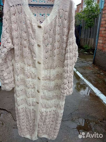 Кардиган женский вязаный летний