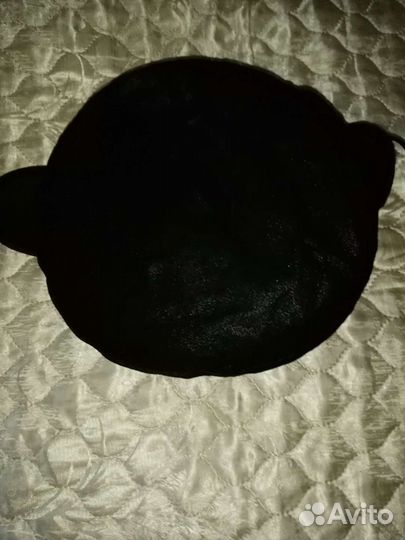 Берет, шапка горнолыжная зимняя, натуральная замша