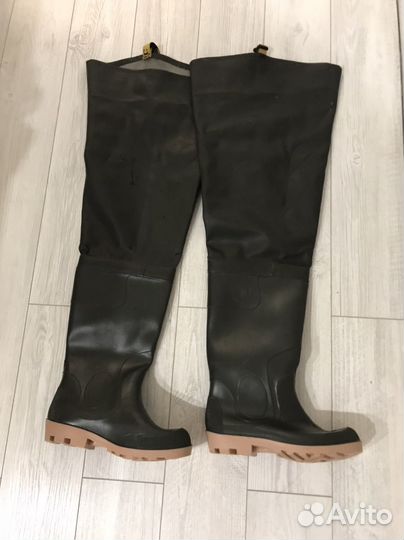 Сапоги резиновые 41/42 с чулком