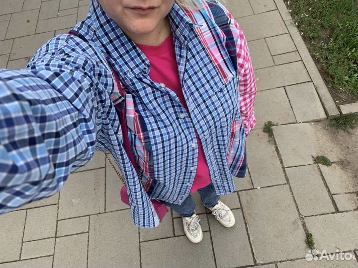 Рубашка апсайкл унисекс без воланов