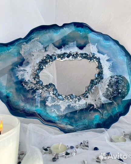 Эпоксидная смола Этажерка Панно Подстаканники