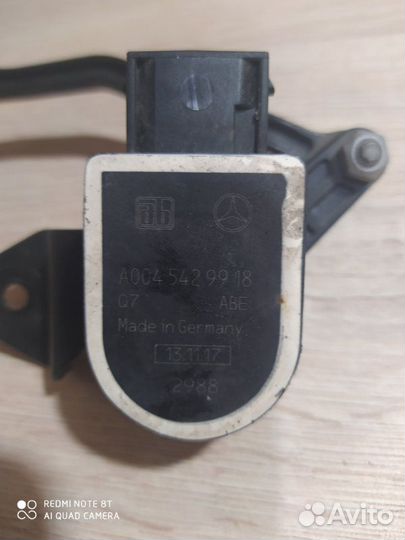 Датчик высоты дорожного просвета передний правый