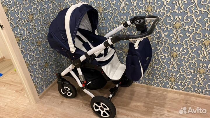 Коляска adamex 3 в 1 бу