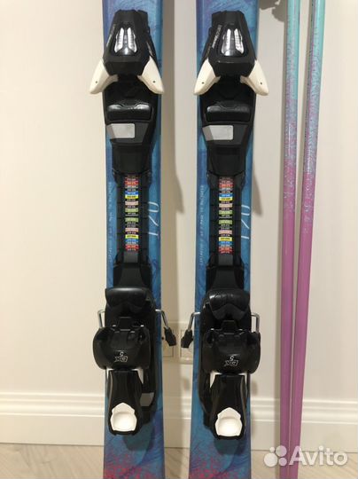Горные лыжи детские salomon 120 с ботинками