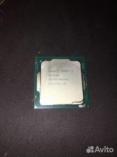 Процессор intel core i3 8100