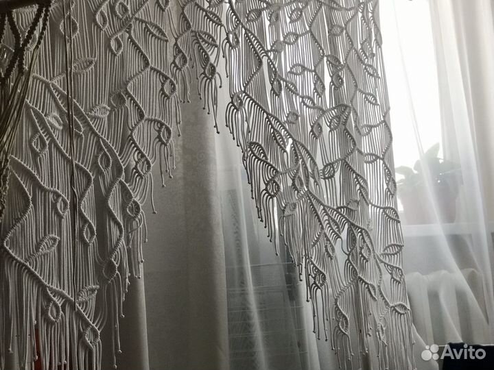 Шторы макраме