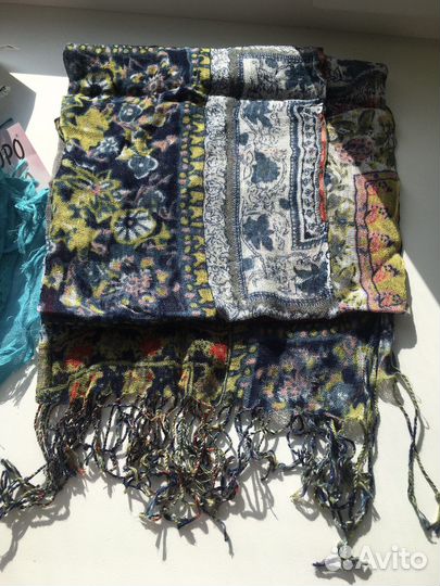 Новые палантины вискоза хлопок